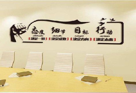 宁国企业文化墙主要展示什么？