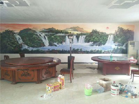 宁国墙绘-写实风景