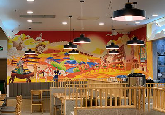 宁国商业空间彩绘介绍。