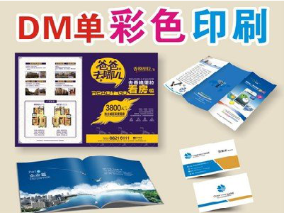 宁国单页印刷，色彩搭配简单。