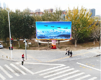 宁国户外大屏广告投放要点。