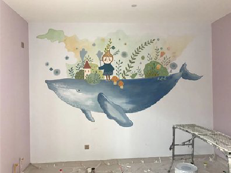 宁国手绘墙的特点及优势。